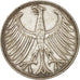 GERMANY - FEDERAL REPUBLIC, 5 Mark, 1951, EF(40-45), Silver, KM:112.1