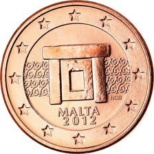 Malta, 5 Euro Cent, 2012, Paris, BU, FDC, Acciaio placcato rame, KM:127