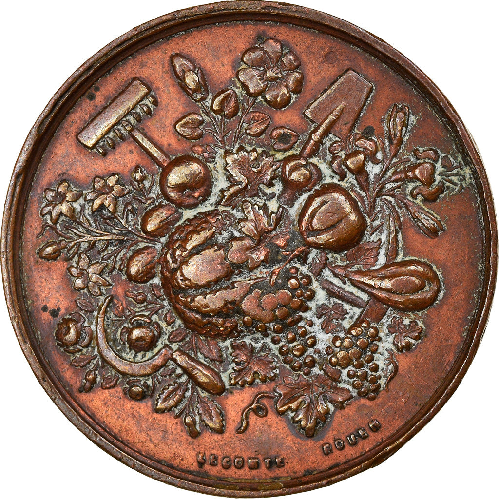 Francja, Medal, Société d'Horticulture de la Seine Inférieure, Rouen, 1836