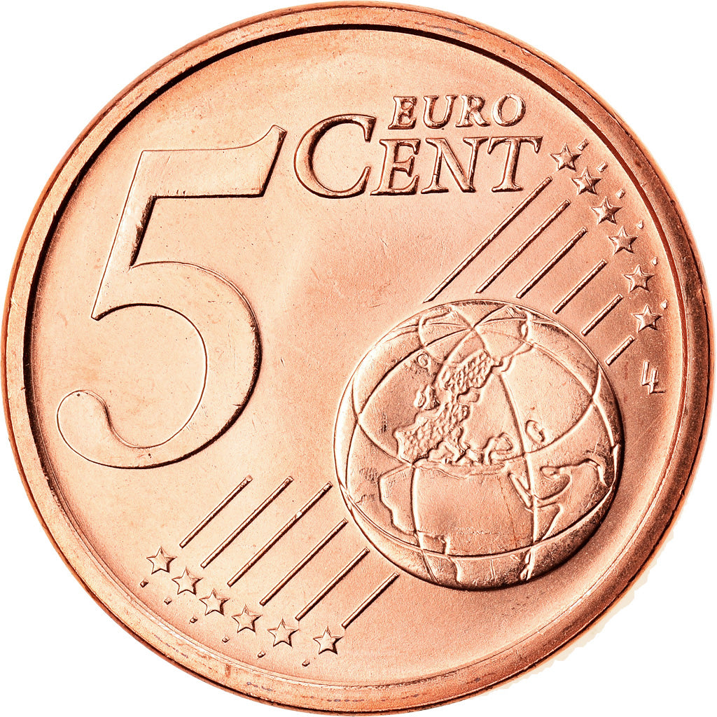 Italy, 5 Euro Cent, 2003, Rome, MS(63), Copper Plated Steel, KM:212