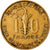 Moneda, Estados del África Occidental, 10 Francs, 1974, MBC, Aluminio - níquel