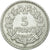 Moneta, Francia, Lavrillier, 5 Francs, 1946, Beaumont le Roger, BB+, Alluminio