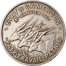 Coin, Cameroon, 50 Francs, 1960, Paris, EF(40-45), Copper-nickel, KM:13