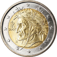 Italy, 2 Euro, 2007, Rome, MS(63), Bi-Metallic, KM:217
