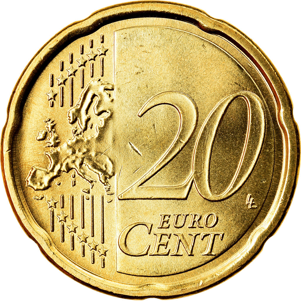 Italia, 20 Euro Cent, 2011, Rome, BB+, Ottone, KM:248