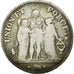 Münze, Frankreich, Union et Force, 5 Francs, 1798, Bordeaux, S, Silber