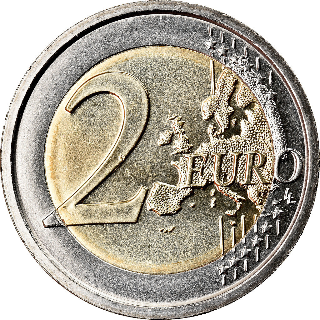 Italia, 2 Euro, 2015, SC, Bimetálico, KM:New