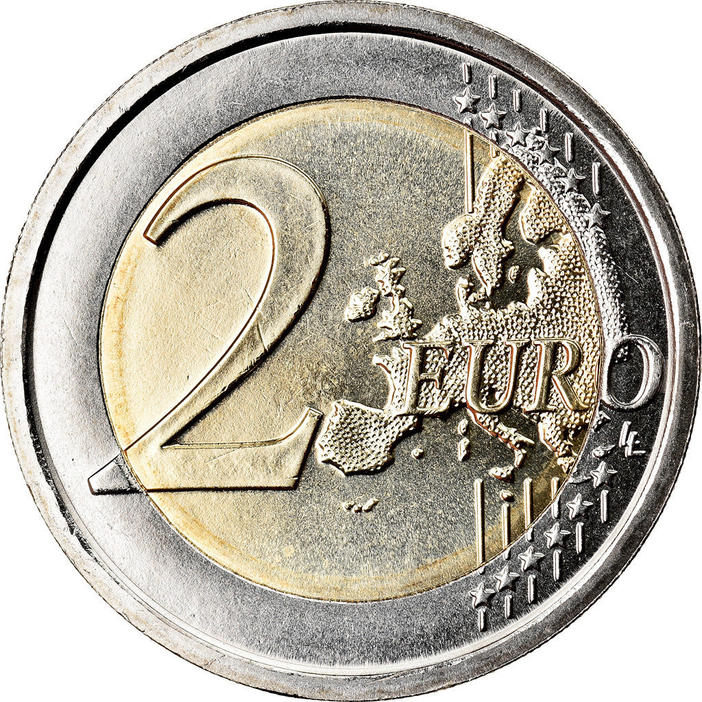 Italië, 2 Euro, 2015, UNC-, Bi-Metallic, KM:New