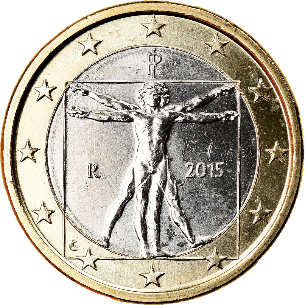 Italië, Euro, 2015, UNC-, Bi-Metallic, KM:New