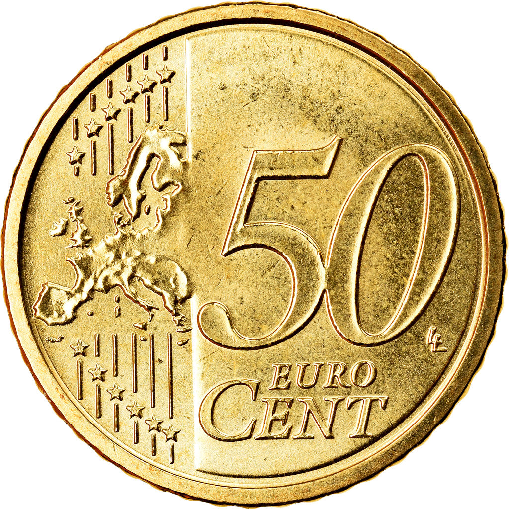 Italien, 50 Euro Cent, 2015, UNZ, Messing, KM:New