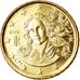 Italien, 10 Euro Cent, 2015, UNZ, Messing, KM:New