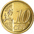 Italie, 10 Euro Cent, 2015, SPL, Laiton, KM:New