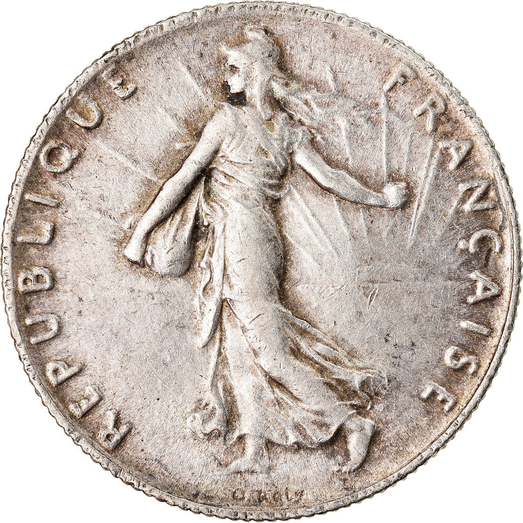 Coin, France, Semeuse, 50 Centimes, 1920, Paris, EF(40-45), Silver, KM:854
