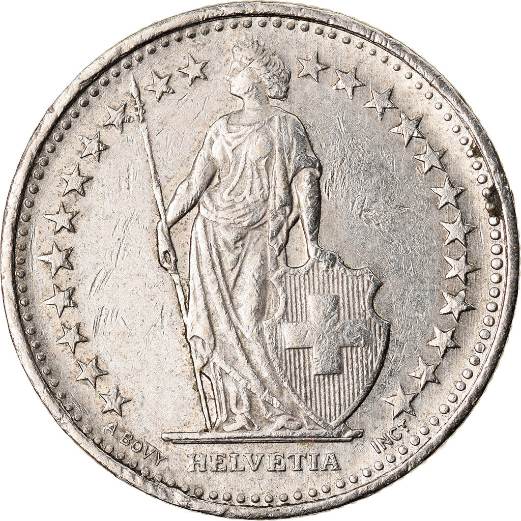 Moneta, Svizzera, 1/2 Franc, 2012, Bern, BB, Rame-nichel, KM:23a.3
