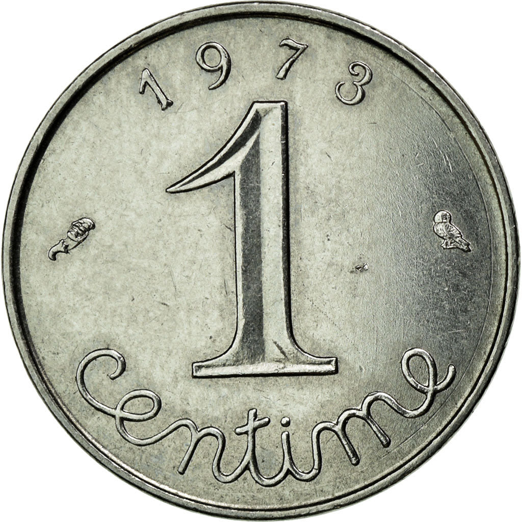 Moneda, Francia, Épi, Centime, 1973, Paris, EBC, Acero inoxidable, KM:928