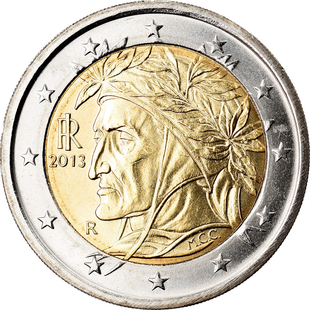 Italy, 2 Euro, 2013, Rome, MS(63), Bi-Metallic, KM:251