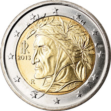 Italy, 2 Euro, 2013, Rome, MS(63), Bi-Metallic, KM:251