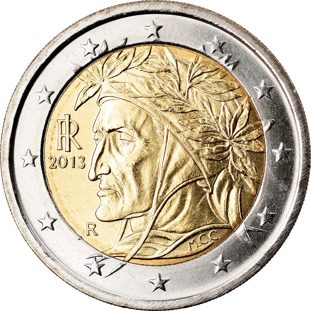 Italy, 2 Euro, 2013, Rome, MS(63), Bi-Metallic, KM:251