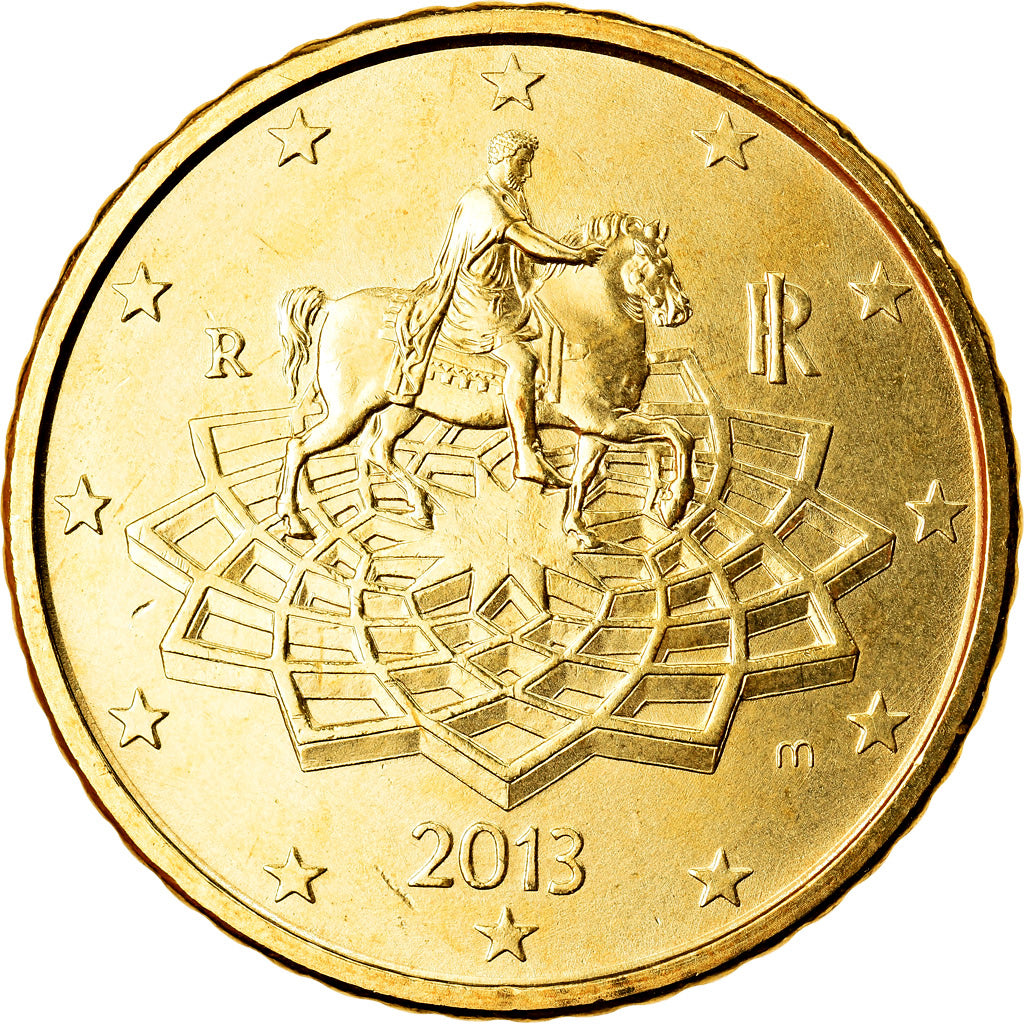 Italia, 50 Euro Cent, 2013, Rome, SPL, Ottone, KM:249