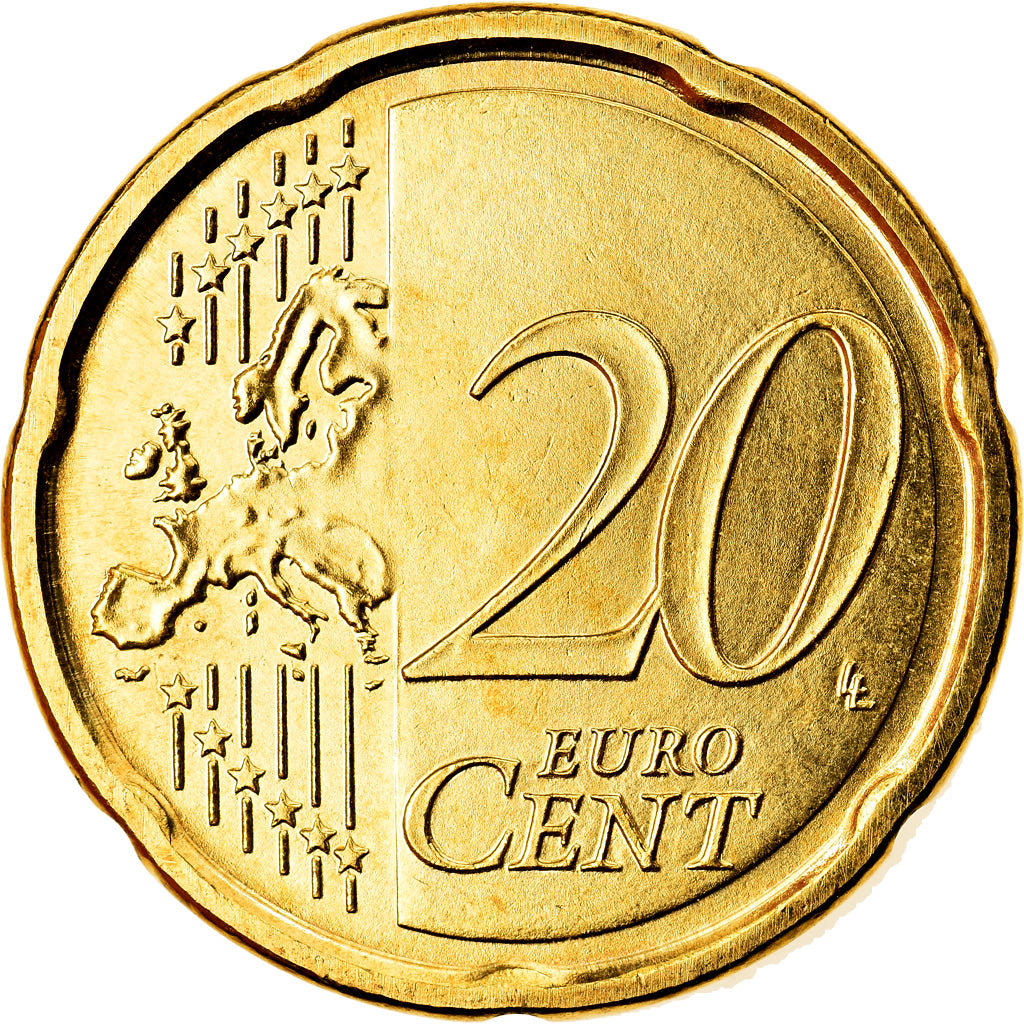 Italy, 20 Euro Cent, 2013, Rome, MS(63), Brass, KM:248