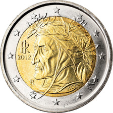 Italië, 2 Euro, 2012, Rome, UNC-, Bi-Metallic, KM:251