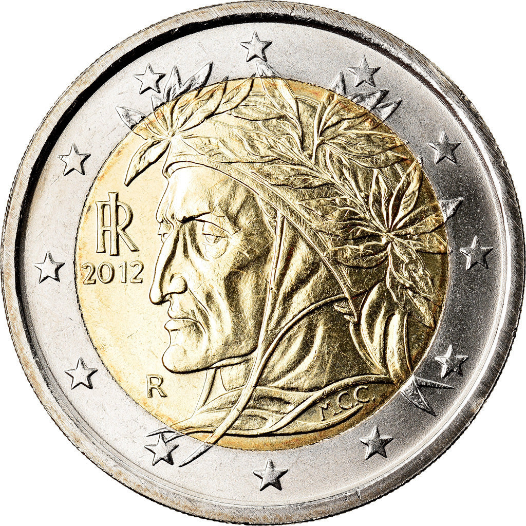 Italia, 2 Euro, 2012, Rome, SC, Bimetálico, KM:251