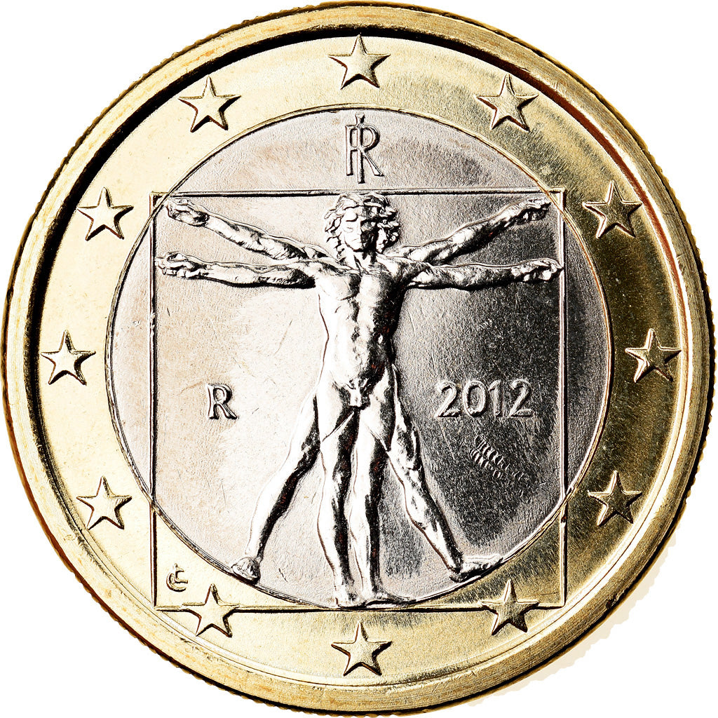 Italië, Euro, 2012, Rome, UNC-, Bi-Metallic, KM:250