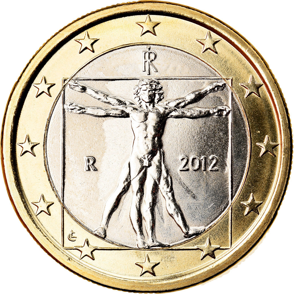 Italia, Euro, 2012, Rome, SC, Bimetálico, KM:250