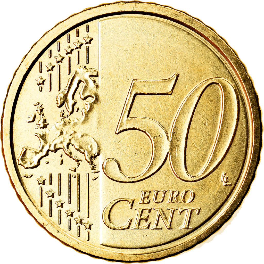 Italia, 50 Euro Cent, 2012, Rome, SC, Latón, KM:249