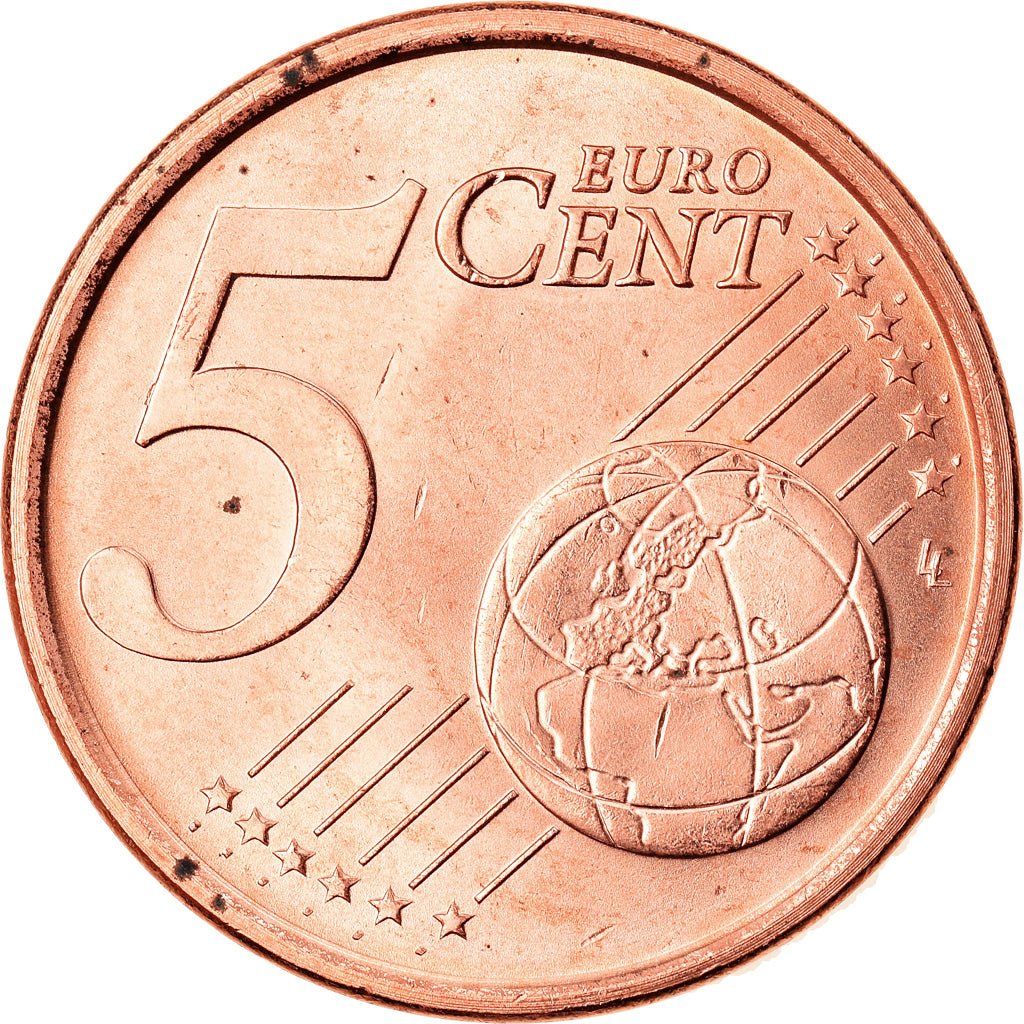 Italia, 5 Euro Cent, 2012, Rome, BB, Acciaio placcato rame, KM:212