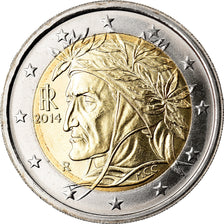 Italy, 2 Euro, 2014, Rome, MS(63), Bi-Metallic, KM:New
