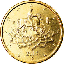 Italia, 50 Euro Cent, 2014, Rome, SPL, Ottone, KM:New