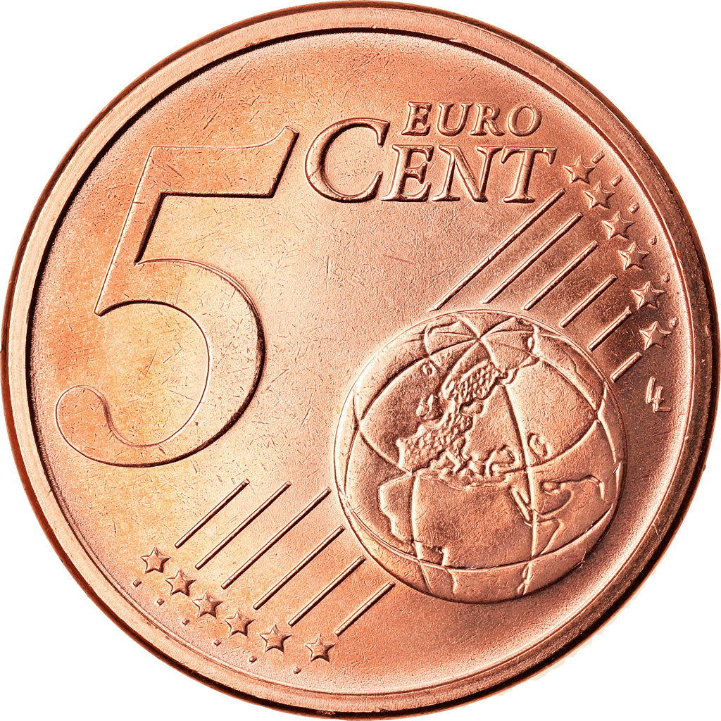 Italia, 5 Euro Cent, 2014, Rome, SPL, Acciaio placcato rame, KM:New