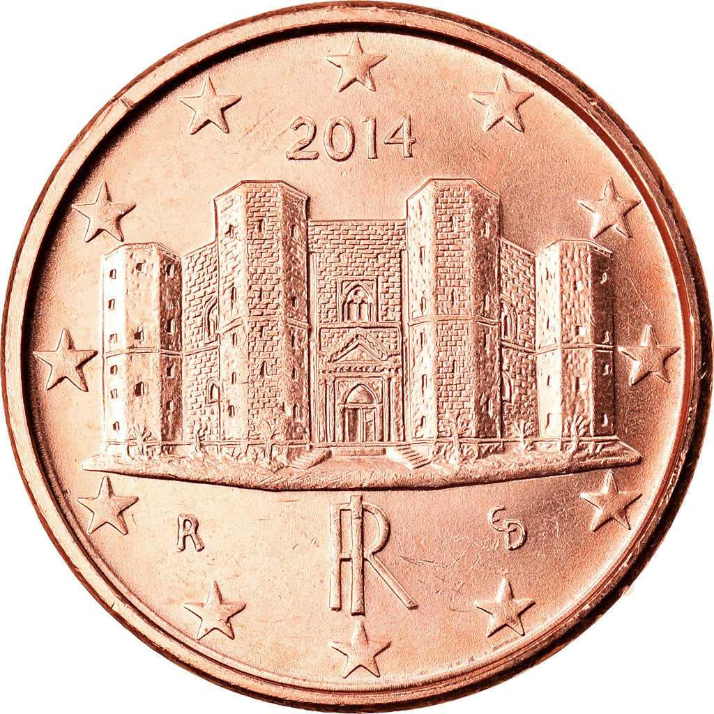 Italy, Euro Cent, 2014, Rome, MS(63), Copper Plated Steel, KM:New