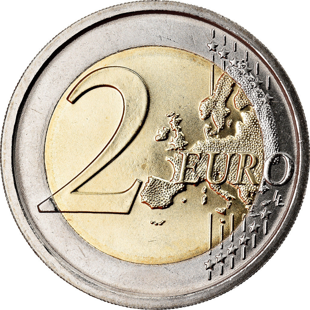 Italy, 2 Euro, 2016, MS(63), Bi-Metallic, KM:New