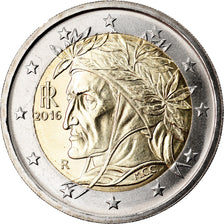 Italia, 2 Euro, 2016, SC, Bimetálico, KM:New