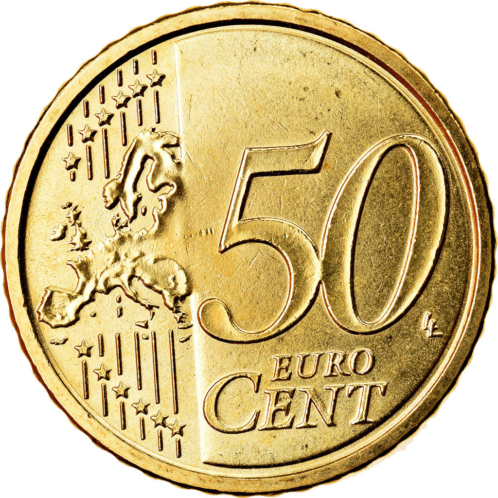 Italie, 50 Euro Cent, 2016, SPL, Laiton, KM:New
