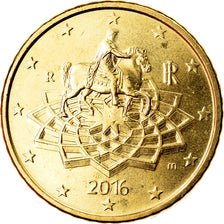 Italien, 50 Euro Cent, 2016, UNZ, Messing, KM:New