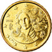 Italien, 10 Euro Cent, 2016, UNZ, Messing, KM:New