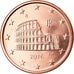 Italia, 5 Euro Cent, 2016, SPL, Acciaio placcato rame, KM:New