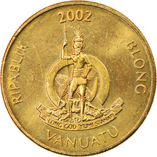 Coin, Vanuatu, 100 Vatu, 2002, AU(55-58), Nickel-brass, KM:9