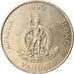 Coin, Vanuatu, 50 Vatu, 1990, British Royal Mint, MS(63), Copper-nickel, KM:8