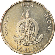 Coin, Vanuatu, 10 Vatu, 1999, British Royal Mint, MS(63), Copper-nickel, KM:6