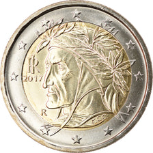 Italia, 2 Euro, 2017, SC, Bimetálico, KM:New