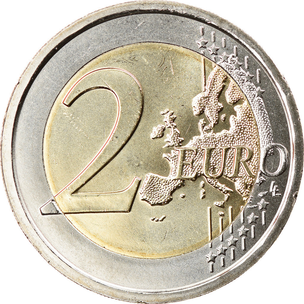 Italia, 2 Euro, 2017, SC, Bimetálico, KM:New