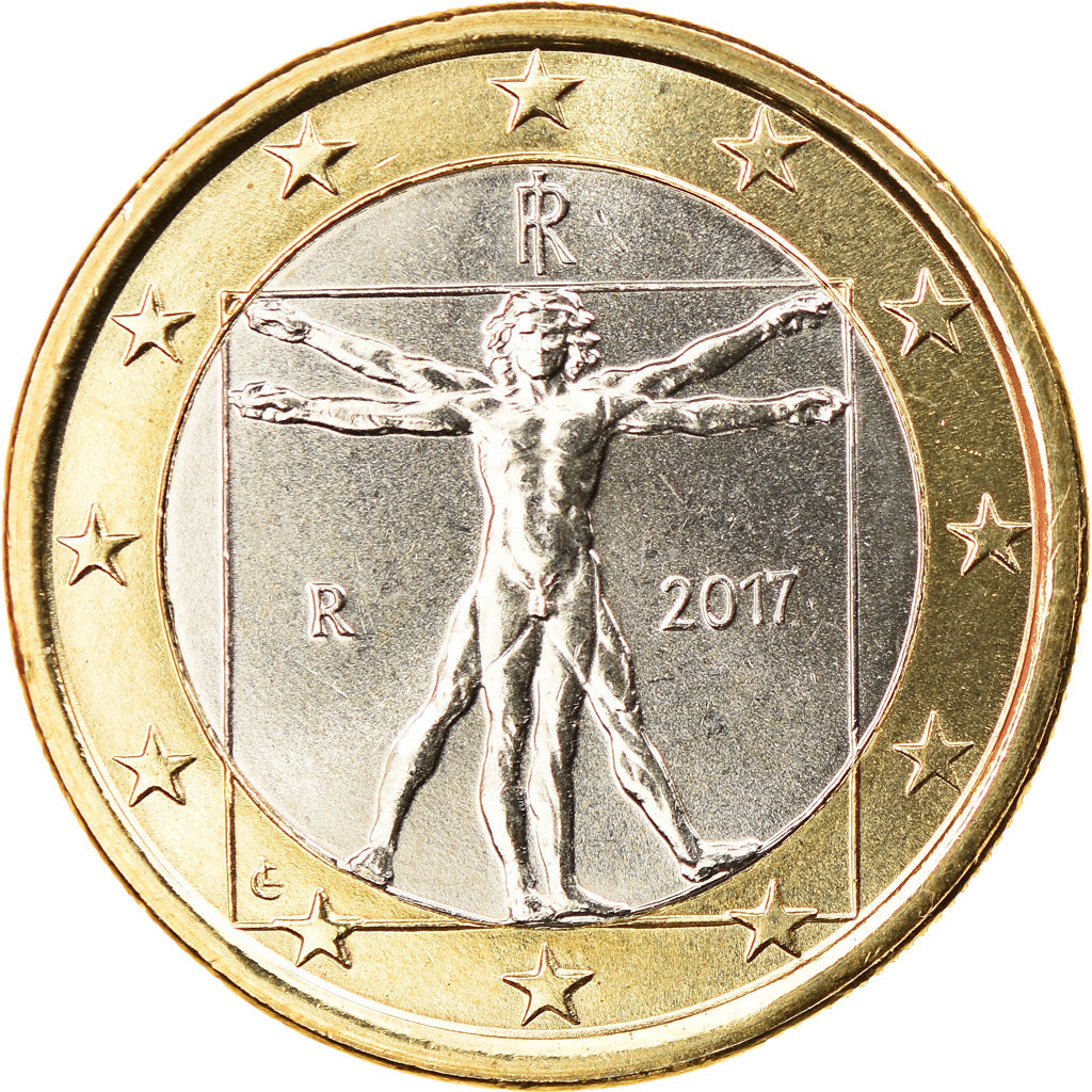 Italia, Euro, 2017, SC, Bimetálico, KM:New