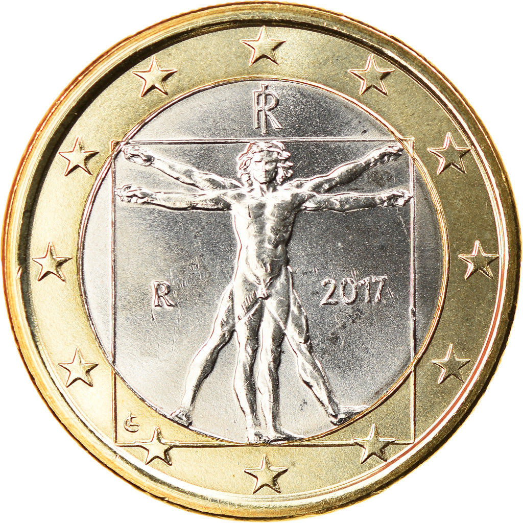 Italië, Euro, 2017, UNC-, Bi-Metallic, KM:New