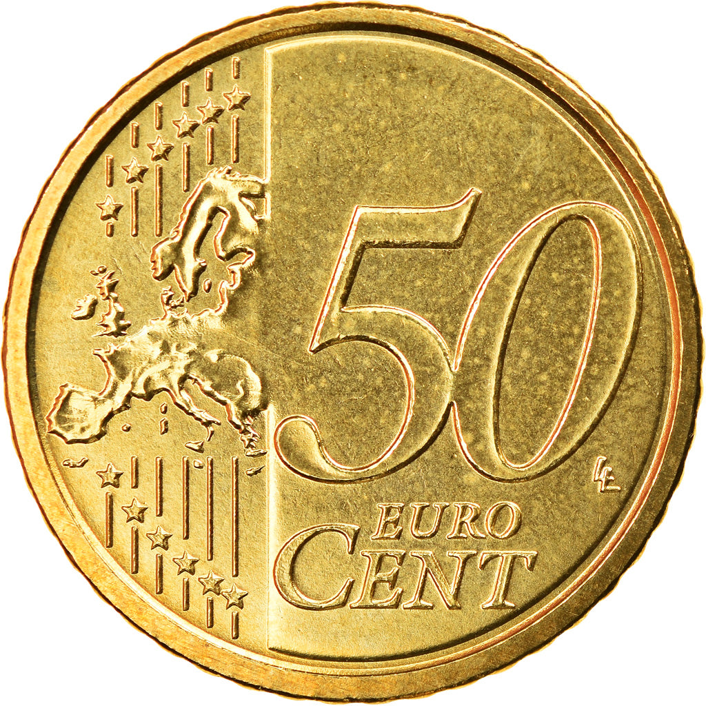 Italia, 50 Euro Cent, 2017, SC, Latón, KM:New