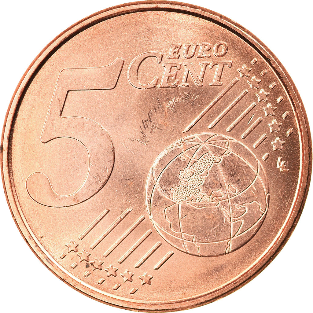 Italy, 5 Euro Cent, 2017, MS(63), Copper Plated Steel, KM:New