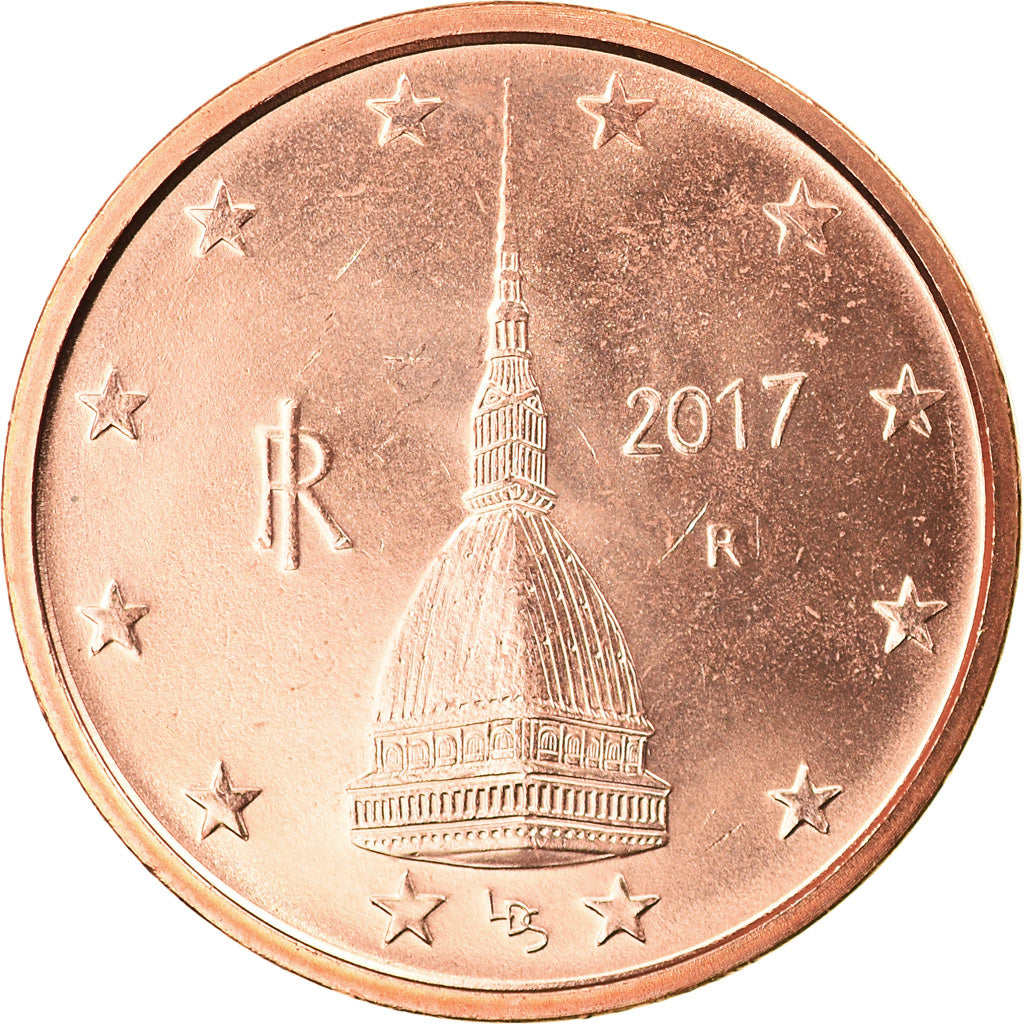 Italy, 2 Euro Cent, 2017, MS(63), Copper Plated Steel, KM:New